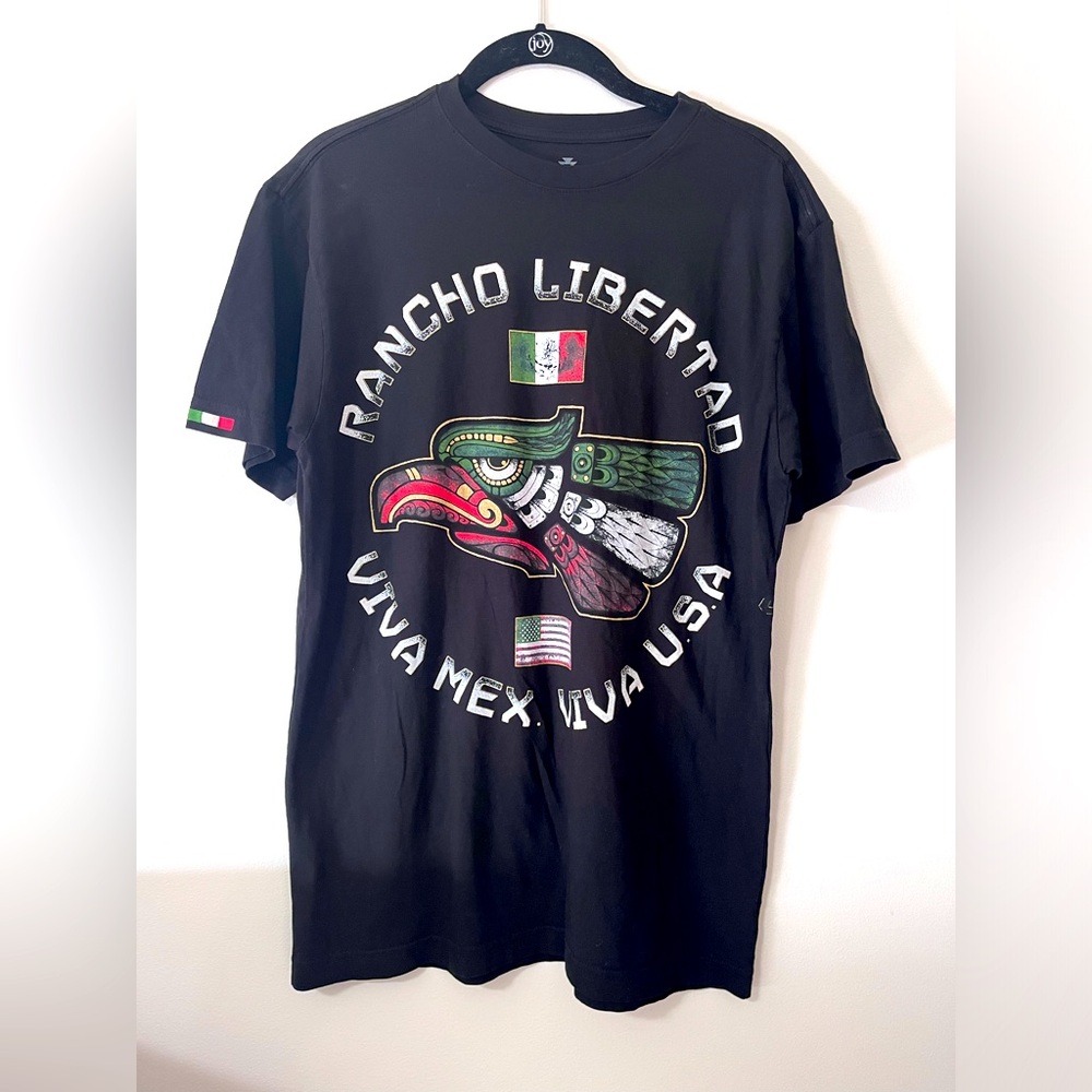 FREEDOM RANCH/RANCHO LIBERTAD Unisex T-Shirt. Graphic Tee Adult Sz M NWOT